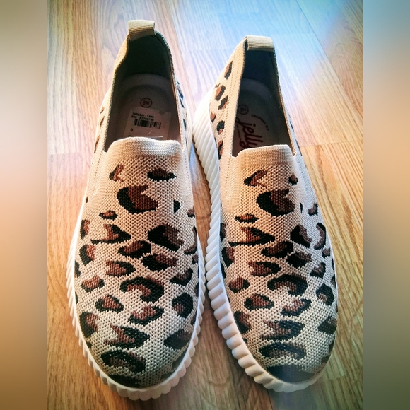 Jellypop NWT Lafies Shoes, Slip On Leopard Print, Sz 9, 10 - Picture 2 of 8